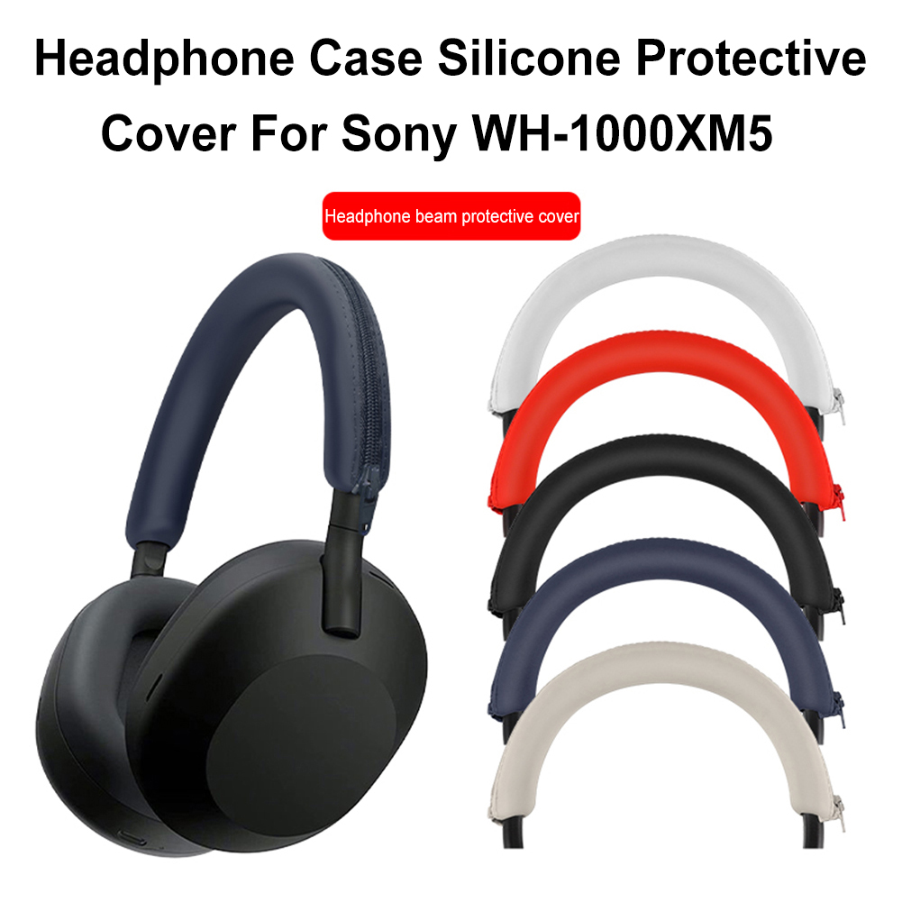 Sony Headphone Wh-1000Xm5 - เคสหูฟังปลอกหูฟังซิลิโคนชุดหูฟังแบบนุ่มปลอกสวมศีรษะสำหรับหูฟัง WH-1000XM5 SONY