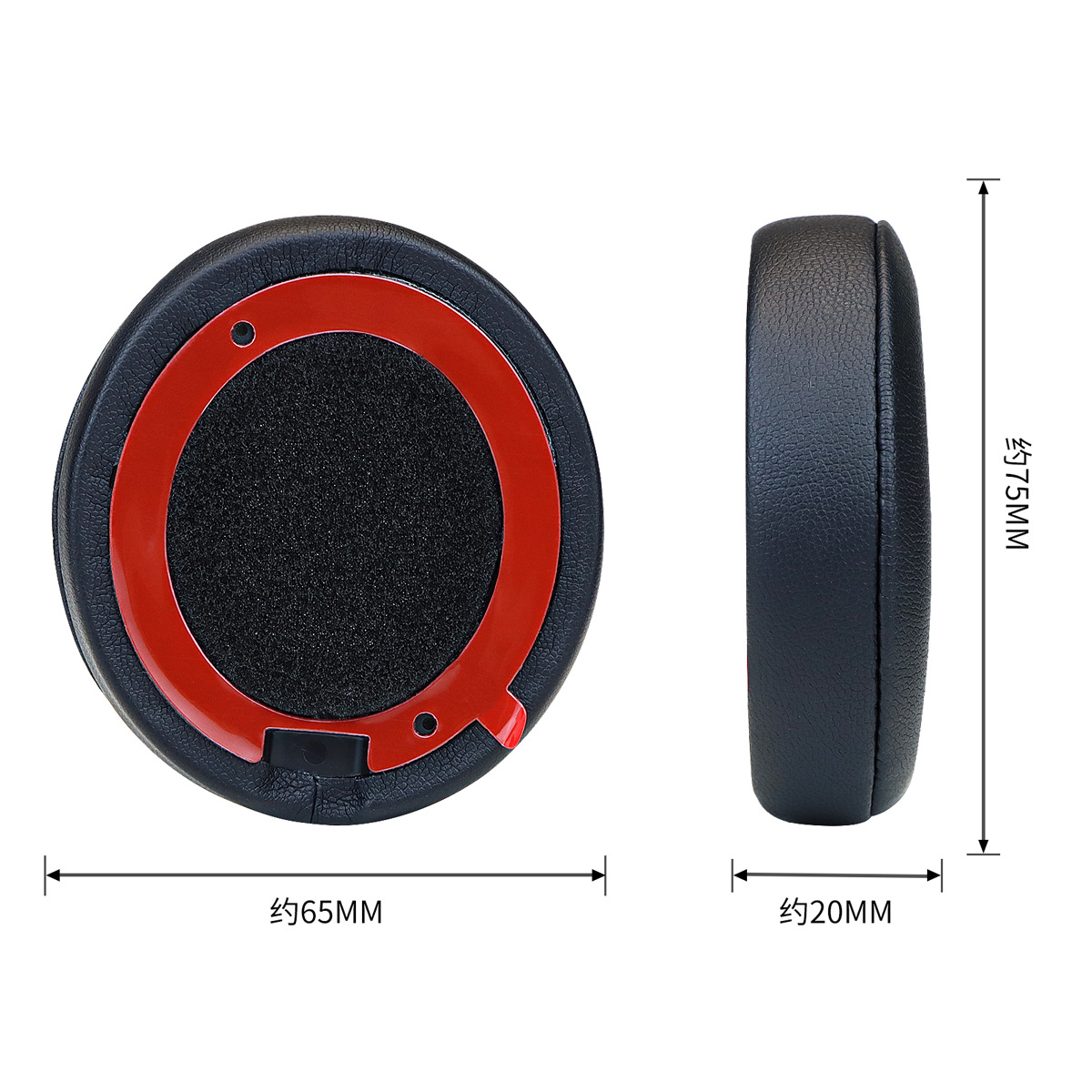 Beats Headphone Solo 4 - หูฟังแผ่นรองหูฟังสําหรับ Beats Solo 4 หูฟังไร้สายฟองน้ําโฟมนุ่มเบาะเปลี่ยนหูฟังอุปกรณ์เสริม