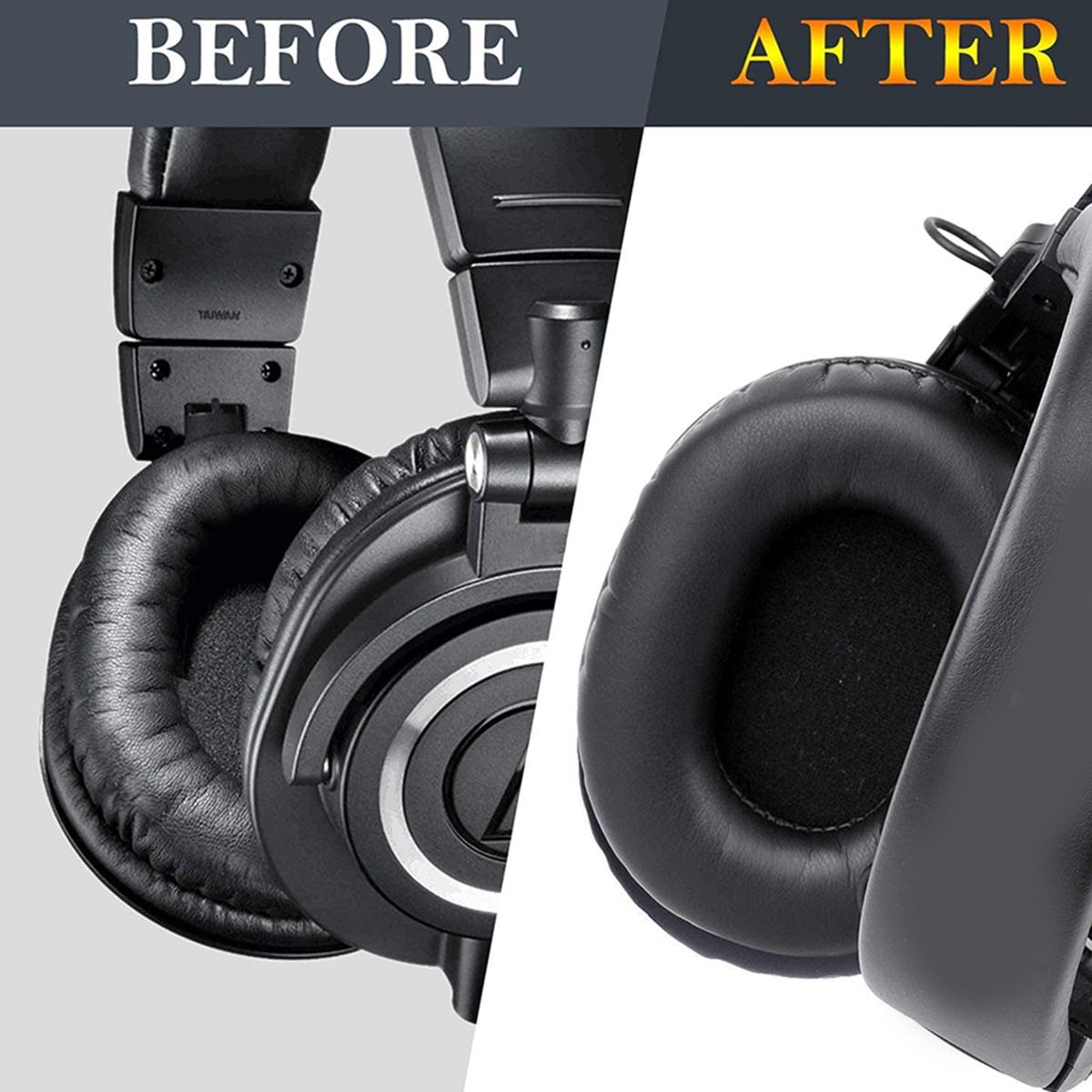 Audio Technica Headphone Ath-M20X - แผ่นรองหูฟัง AED6-M50X สำหรับเปลี่ยน ใช้ได้กับหูฟัง Audio Technica