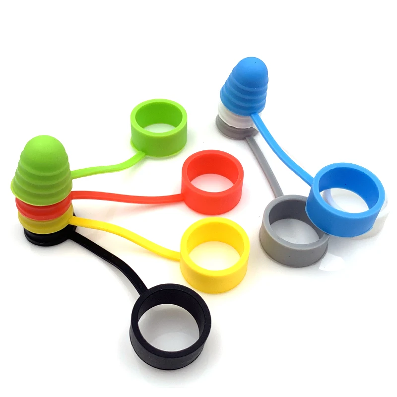 Vape Ring - Vmiss ฝาซิลิโคนนิ่ม5ชิ้น/ล็อต, ฝาปิดกันฝุ่นสำหรับกระบอก510
