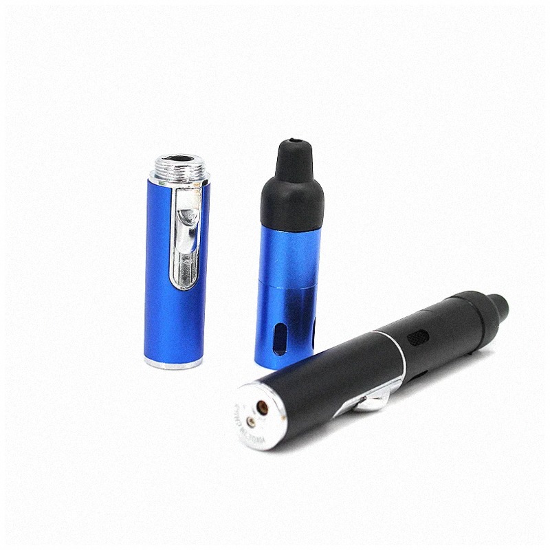 Vaping Air - ไฟแช็คอะลูมิเนียมอัลลอยด์รุ่นแรก Click N Vape พร้อมหินภูเขาไฟ กลิ่นหอม