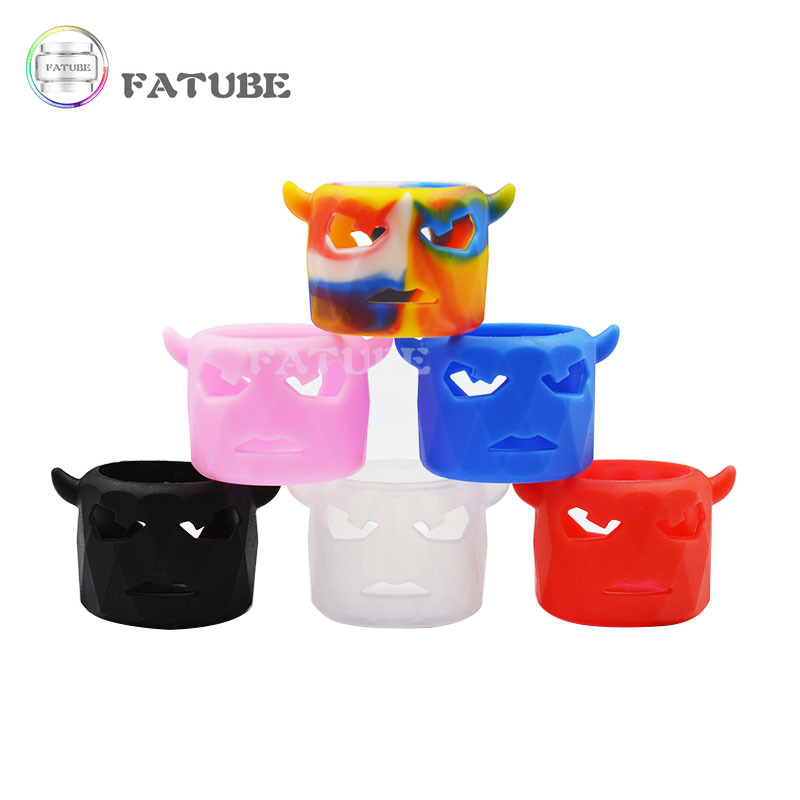 Vape Ring - ปลอกซิลิโคนป้องกันแก้วทรงกระบอก Bull's 1 ชิ้น สำหรับแก้ว Skrr