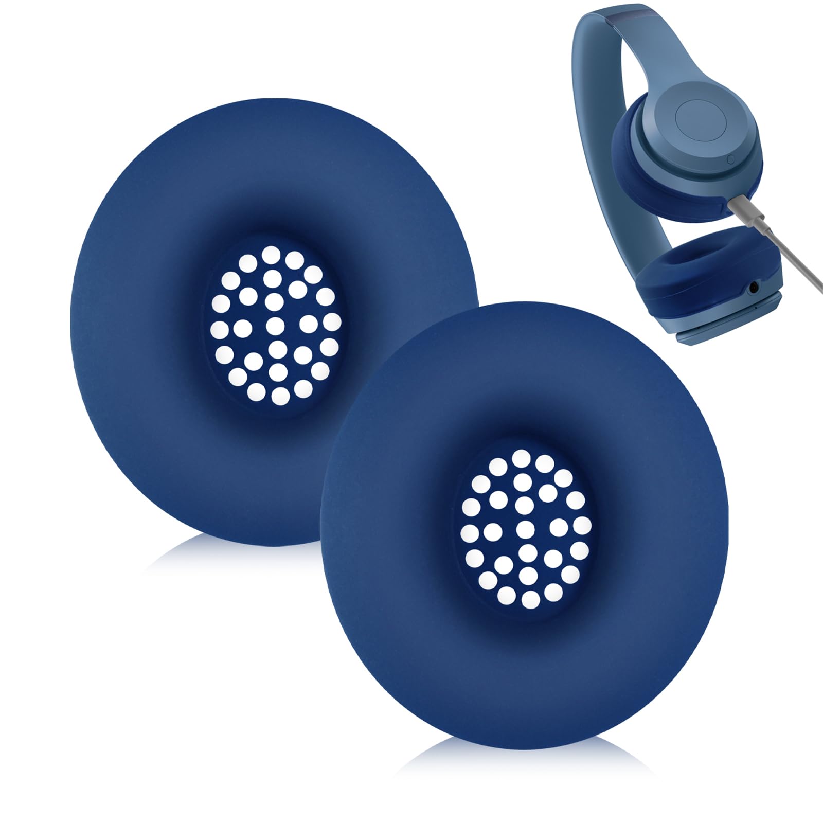 Beats Headphone Solo 4 - แผ่นรองหูฟังซิลิโคน Solo 4 แผ่นรองหูฟังแบบเหงื่อล้างทําความสะอาดได้สําหรับหูฟังชนิดใส่ในหู Beats Solo4