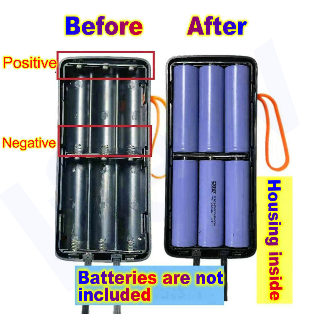 กล่องใส่แบตเตอรี่ 21700 พาวเวอ - Battery Case Storage บทวิจารณ์และราคา