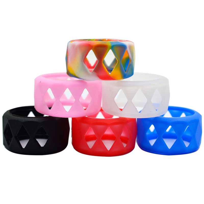 หลอดแก้วกันกระแทกปลอกหุ้มป้องก - Vape Ring บทวิจารณ์และราคา