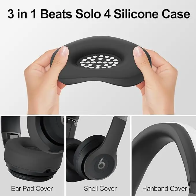 【3 in 1】Solo 3/4 ชุดฝาครอบเคสซ - Beats Headphone Solo 4 บทวิจารณ์และราคา