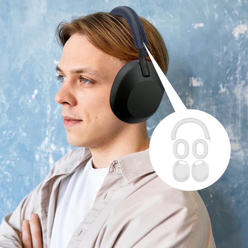 ป้องกันซิลิโคนหูฟังเคสหูฟัง WH - Sony Headphone Wh-1000Xm5 บทวิจารณ์และราคา