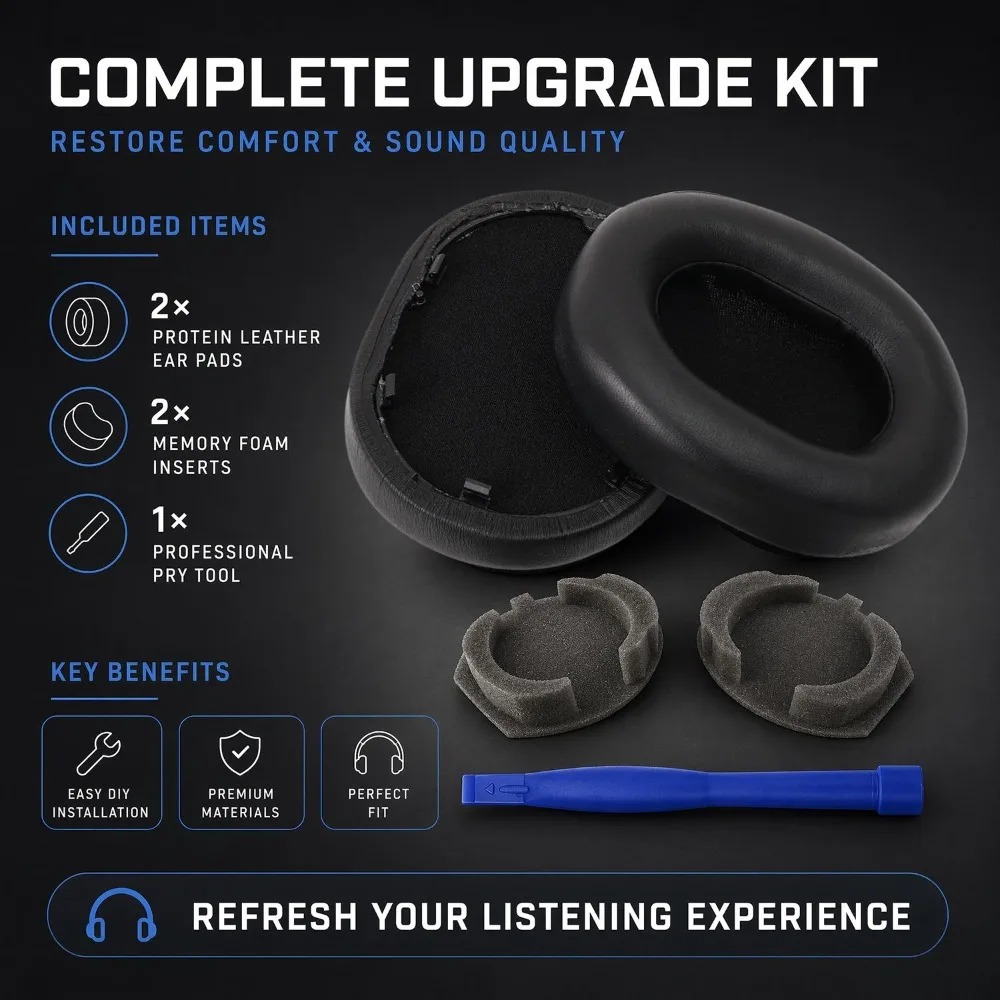 แผ่นรองหูฟังสำหรับโซนี่ WH 100 - Sony Headphone Wh-1000Xm5 บทวิจารณ์และราคา