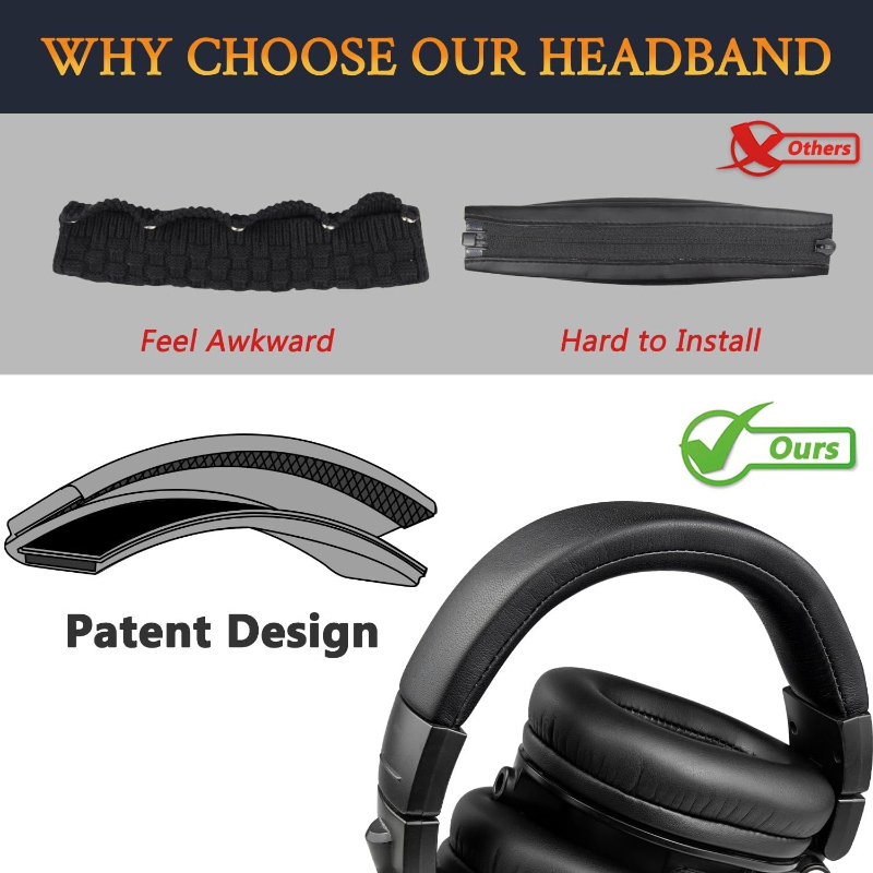 สายคาดศีรษะสำรองสำหรับ Audio-T - Audio Technica Headphone Ath-M20X บทวิจารณ์และราคา
