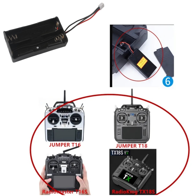 RadioMaster TX16S 2S 18650 กล่ - Battery Case Storage บทวิจารณ์และราคา
