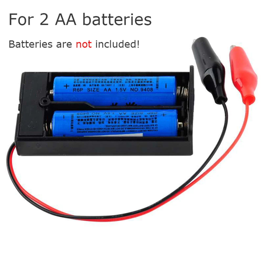 กล่องใส่แบตเตอรี่ 2 AA 3V พร้อ - Battery Case Storage บทวิจารณ์และราคา