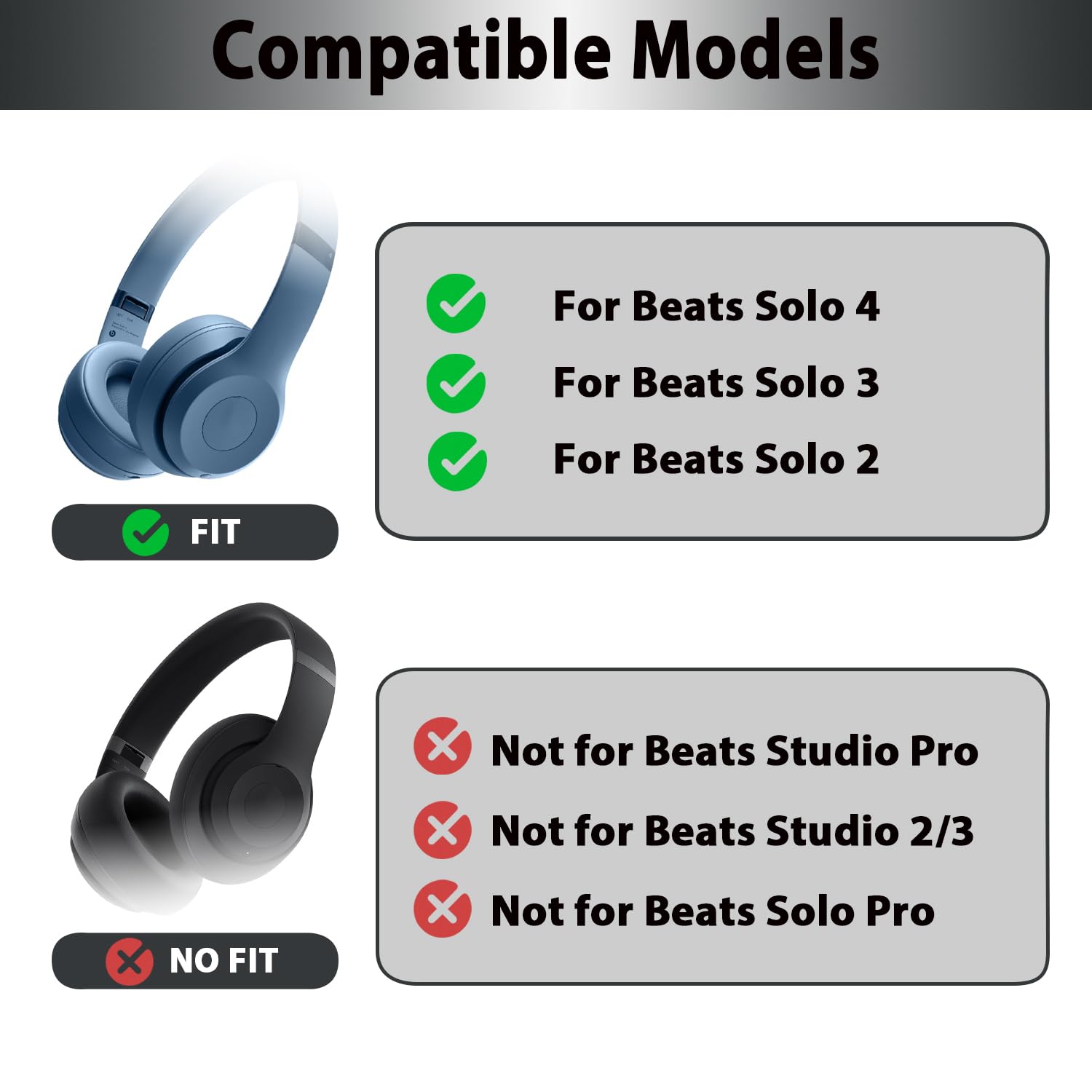 แผ่นรองหูฟังซิลิโคน Solo 4 แผ่ - Beats Headphone Solo 4 บทวิจารณ์และราคา